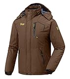 donhobo Herren wasserdichte Wanderjacke Regenjacken Outdoor Funktionsjacke mit Kapuze...