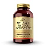 SOLGAR® Omega-3 Fischöl hochdosiert | Kaltwasser-Fischöl mit EPA und DHA | Mehrfach...