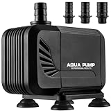 Aquarium Pumpe Wasserpumpe, Amphibisch Teichpumpe 3000L/H, für Teich Brunnen Aquarium...