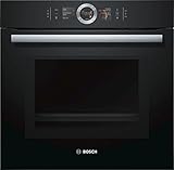 Bosch Hausgeräte HNG6764B6 Serie 8 Smarter Einbau-Backofen mit Mikrowellenfunktion, 60 x...