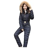 Schneeanzug Damen Einteiler Winter Warm Skianzug Damen Einteiler Schnee Skifahren Sets...