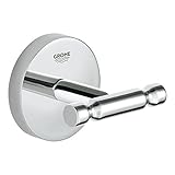 GROHE Bau Cosmopolitan - Bademantelhaken (Metall, Verdeckte Befestigung, langlebige...