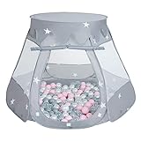 Selonis Baby Spielzelt Mit Plastikbällen Zelt 105X90cm/100 Bälle Plastikkugel...