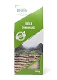 Biova Gourmetsalz Inka Sonnensalz (Andensalz) aus Peru 1-3mm 200g Faltschachtel