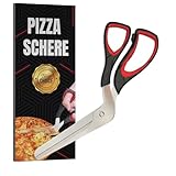 Raafi Scharf Pizzaschere zum Schneiden von Pizza wie ein Profi, ohne den Belag zu...