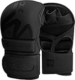 RDX Profi MMA Sparring Handschuhe, Maya Hide Leder, Kampfsport Kickboxen...