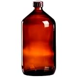 5 x Braunglasflasche 1000ml / Medizinflasche inkl. Standard-Schraubverschluss...