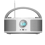 Tragbarer CD-Player Boombox,CD-MP3 Player,CD/CD-R,USB,FM Radio,AUX-In,CD Player...