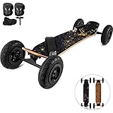 VEVOR Mountainboard Erde Skateboard 94x24 cm, Longboard 7,8 Zoll keinen Akku mit...