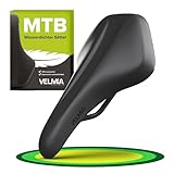 VELMIA Fahrradsattel 100% Wasserdicht, nahtloses & ergonomisches Design -...