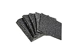 Terrassenpads 90 x 90 mm x 3mm 6mm 8mm 10mm 20mm | Unterleger aus Gummigranulat | Stärke...