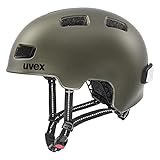 uvex city 4 - leichter City-Helm für Damen und Herren - inkl. LED-Licht -...