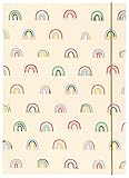 folia 69012 - Sammelmappe A3 Hot Foil Rainbows, aus stabilem Karton mit Gummiband