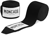 Moncada Fighting® [4m Boxbandagen mit Daumenschlaufe - Bandagen Boxen Halb elastische...