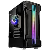 Kolink Inspire K10 ARGB Midi-Tower, PC Gehäuse mit Tempered Glass Seitenteil, Computer...