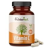 Vitamin C 180 Kapseln | natürliches Vitamin C aus Acerola-Hagebutte & Camu Camu...