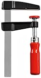 BESSEY Druckguss-Schraubzwinge LM30/8, Spannweite 300 mm Ausladung 80 mm, Ober-/Unterteil...