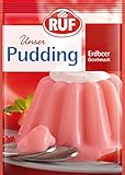 RUF Erdbeer-Pudding mit fruchtiger Erdbeernote, glutenfrei, nur mit Milch und Zucker...