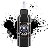 DLD SUPER QUALITÄT TRIPLE BLACK TATTOO INK 1oz (120ml/135g/Flasche) Professionelle Tattoo...