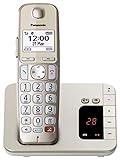 Panasonic KX-TGE260GN Schnurlostelefon mit Anrufbeantworter (Bis zu 1.000...