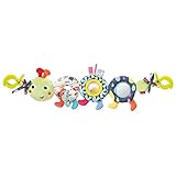 Fehn Kinderwagenkette Baby Mobile Raupe COLOR Friends – Babymobile Kette mit...