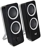 Logitech Z200 Kabelloser PC-Lautsprecher, 2.0 Stereo Sound, 10 Watt Spitzenleistung, 3,5...