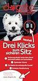 Dogsto Hunde Sicherheitsgurt für jedes Auto mit mittiger Befestigung am...