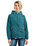 Cecil Damen B201793 Windbreaker, Dark Aqua Blue, XS