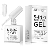 5 in 1 Builder Gel, Builder Gel in einer Flasche für Nägel Stärker, UV/LED Nagellack...