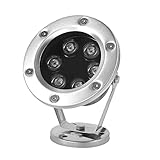 LED Unterwasserstrahler, Teich Unterwasserbeleuchtung, IP68 super wasserdicht 24V...