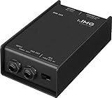 IMG STAGELINE DIB-100 DI-Box in Schwarz, Ground-Liftschalter gegen Brummschleifen, keine...