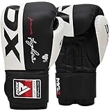 RDX Boxhandschuhe Männer, Echt Rindsleder Muay Thai Kickboxen Sparring...