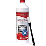 Maxxi Clean | Backofen,- und Grillreiniger Kombiset | 1.000 ml Gel inkl. 1x Pinsel | extra...