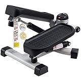 SportPlus 2-in-1 Mini-Stepper mit patentierter Umschalttechnik, Swing-Stepper...