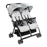 Chicco OHlalà Twin Geschwisterwagen von Geburt bis 15 kg,Kinderwagen für Zwillinge und...