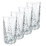 Nachtmann 4-teiliges Longdrinkgläser-Set, Cocktailgläser, Kristallglas, 420...