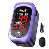 Pulsoximeter,AILE oximeter, Fingeroximeter,messgerät finger Blutsauerstoff/SpO2...