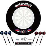 Grebarley Dartscheibe Schutzring 3CM Dart Surround Dart Wandschutz Dart Ring Schutz Dart...