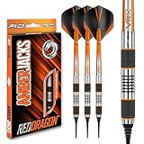 RED DRAGON Amberjack 1 - Softip 18 Gramm Wolfram Profi Dartpfeile Set mit...