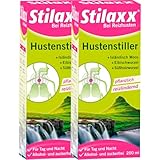 Stilaxx Hustenstiller 2x 200 ml - bei Reizhusten und trockenem Husten - reizlindernde...