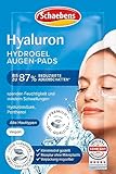 Schaebens Hyaluron Hydrogel Augen-Pads spenden Feuchtigkeit und mindern Augenringe mit...