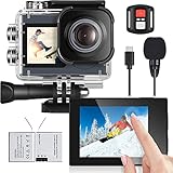 icefox Action Cam 4K Ultra HD 20MP Kamera Unterwasserkamera Wasserdicht 40M 170...