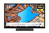 Toshiba 24WK3C63DAY/2 24 Zoll Fernseher/Smart TV (HD Ready, HDR, Alexa Built-In,...