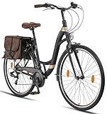 Licorne Bike Stella Plus Premium City Bike Aluminium Fahrrad für Mädchen, Jungen, Herren...