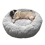 Hundebett Schöne Tierbett, Wuudi 70CM Rundes Haustierbett Katzenbett Hundesofa Plüsch...