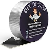 DIY Doctor Butylband - 50 mm x 5 m Wasserdichtes Klebeband - Dichtband selbstklebend -...