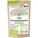 Bio Guarkernmehl 1250g XXL Vorteilspack Guar Gum Bio Guarkern Mehl aus kontrolliertem...