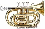 Classic Cantabile Brass TT-400 B-Taschentrompete (Messing, Schallbecher Durchmesser: 93...