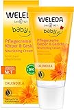 WELEDA Bio Baby Calendula Pflegecreme Körper & Gesicht 30ml - Naturkosmetik Gesichtscreme...