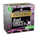 Twinings 80 Teebeutel (Earl Grey) - Schwarzer englischer Tee mit Bergamotte- und...